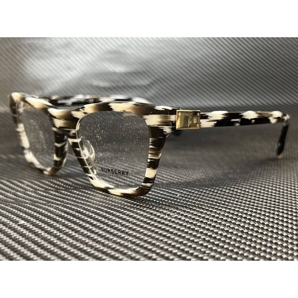 SALE! BURBERRY WHITE BLACK 50MM EYEGLASSES